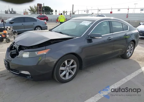 2012 Acura Tl 3.5 из США, поврежденный, VIN 19UUA8F57CA027678